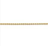 Solid Diamond-Cut Rope Chain Bracelet