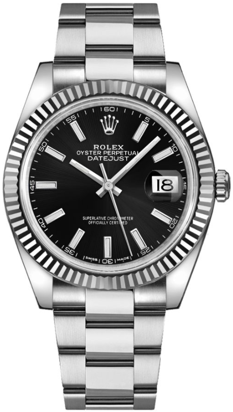 Rolex Datejust Oystersteel and White Gold 41mm