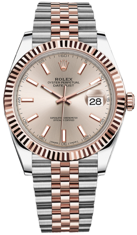 Rolex Datejust Oystersteel and Everose Gold 41mm