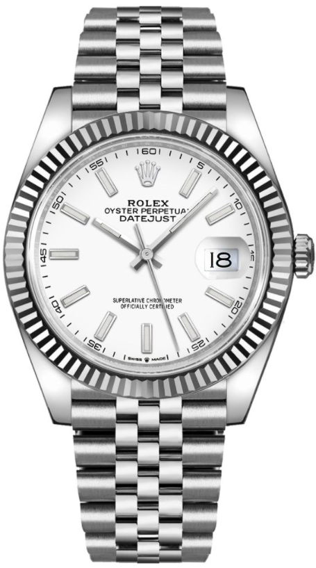 Rolex Datejust Oystersteel and White Gold 41mm