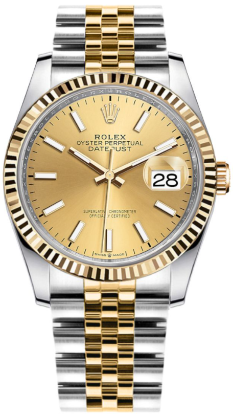 Rolex Datejust Oystersteel and Yellow Gold 36mm