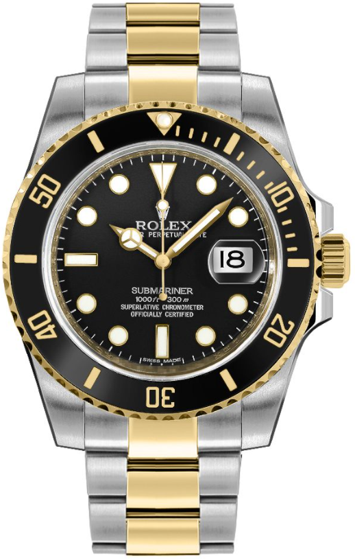 Rolex Submainer Date Oystersteel and Yellow Gold 41mm