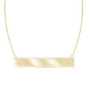 Engraveable Bar Necklace