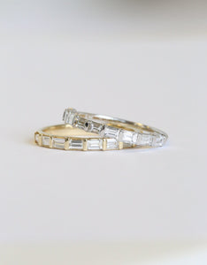 East-To-West Baguette Diamond Band | Large