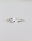 East-To-West Baguette Diamond Band | Large