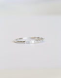 East-To-West Baguette Diamond Band | Small