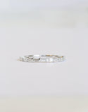 East-To-West Baguette Diamond Band | Small