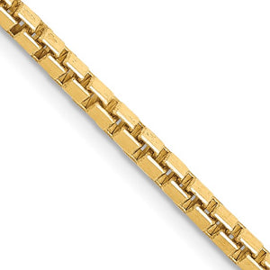 Solid Box Chain Bracelet | 2.5mm