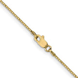 Solid Box Chain Necklace | .5mm