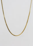 Solid Box Chain Necklace | .5mm