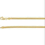 Solid Miami Cuban Link Chain Necklace | 4.3mm