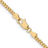 Solid Franco Chain Necklace | 2.5mm