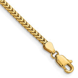 Solid Franco Chain Bracelet | 2.5mm