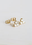 Diamond Trio Stud Earrings | Large