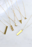 Engravable Horizontal Bar Necklace