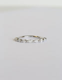 Marquise Diamond Single Prong Band | Large