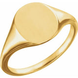 Oval Signet Ring | Ladies