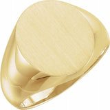 Oval Signet Ring | Men's