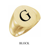 Oval Signet Ring | Men's