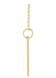 Engravable Vertical Bar Necklace